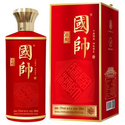 国帅酒 珍酿500ml 酱香型白酒